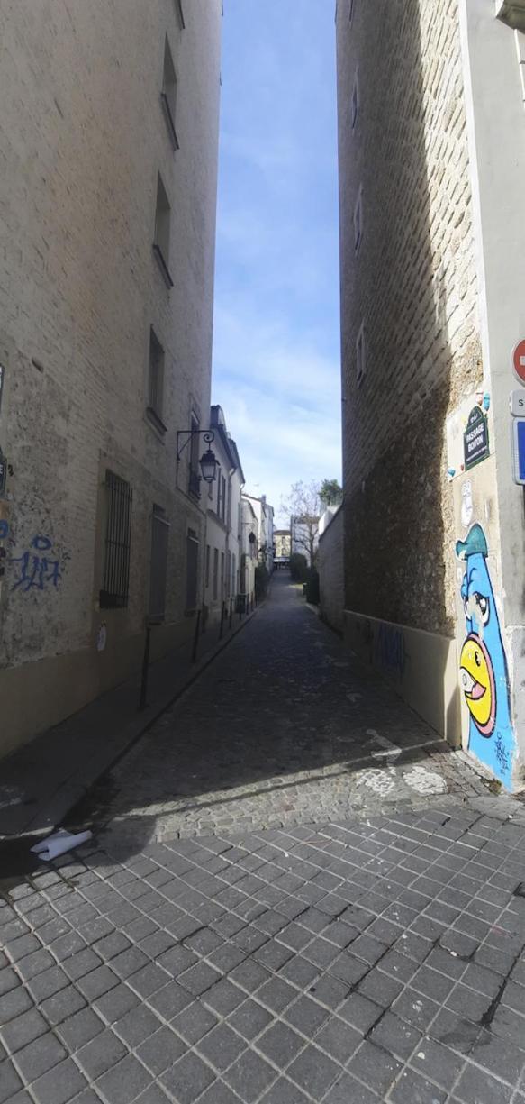 Studio Paris 13 Quartier Butte-Aux-Cailles Exterior foto