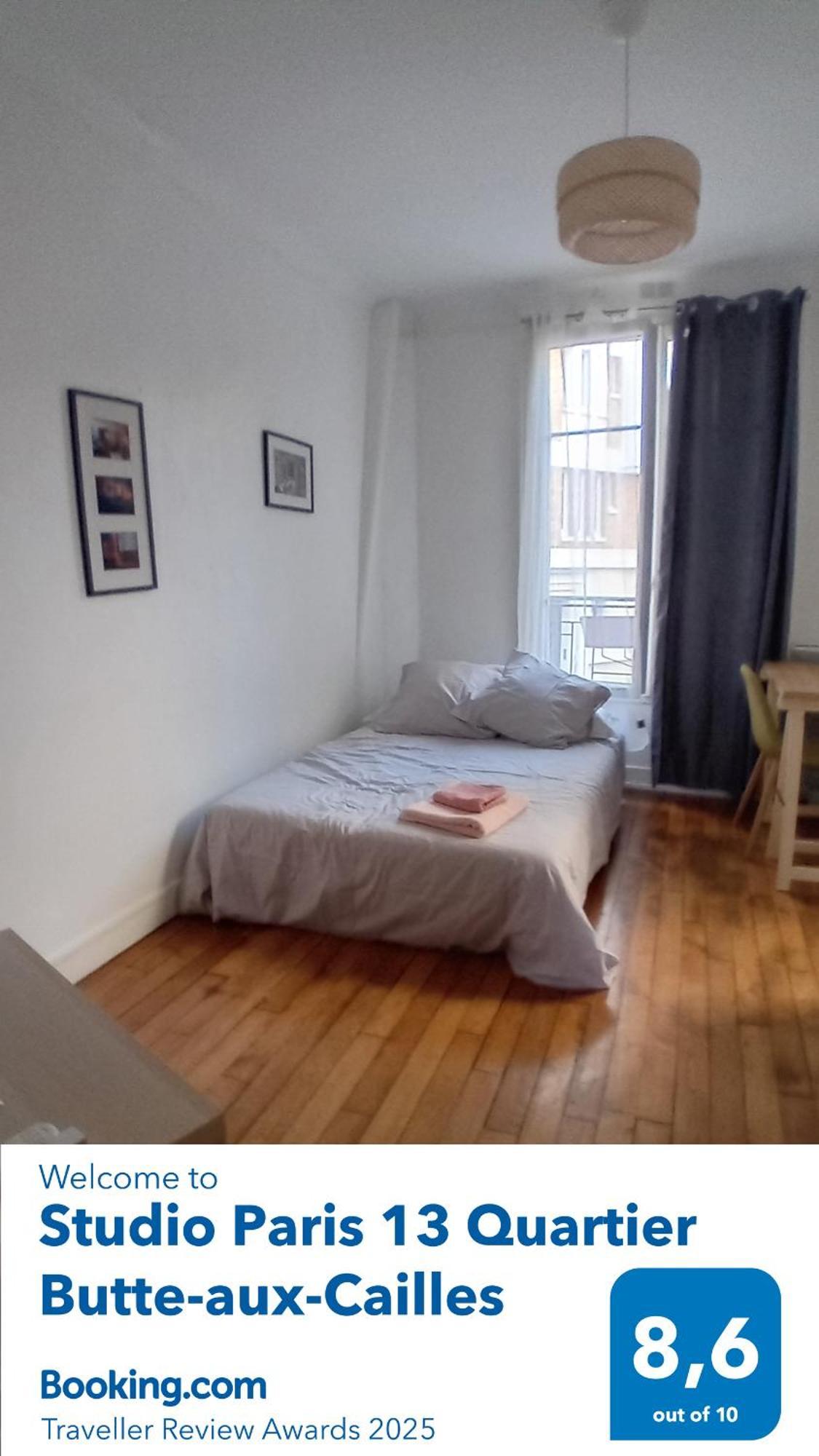 Studio Paris 13 Quartier Butte-Aux-Cailles Exterior foto